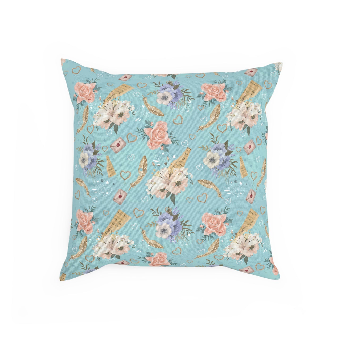 Vintage Floral Print Cushion - Bohemian Home Decor