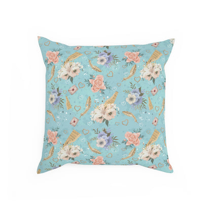 Vintage Floral Print Cushion - Bohemian Home Decor