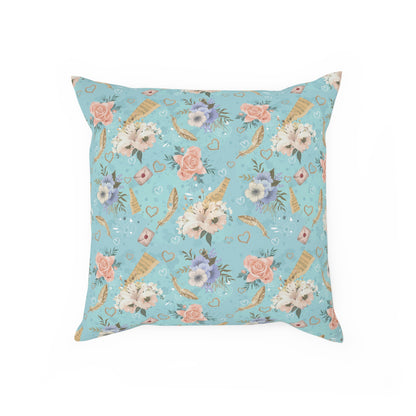 Vintage Floral Print Cushion - Bohemian Home Decor