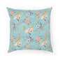 Vintage Floral Print Cushion - Bohemian Home Decor