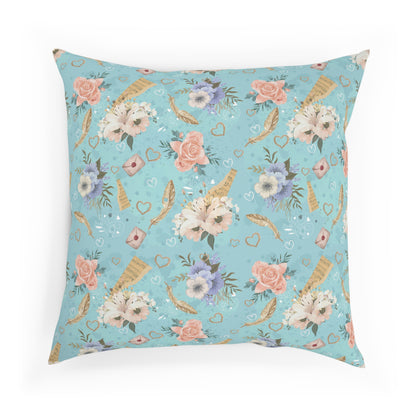 Vintage Floral Print Cushion - Bohemian Home Decor